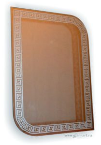 Зеркало с орнаментом Версаче