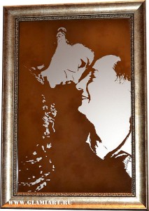 Картина на зеркале Love story