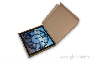 Часы настенные GLAMIART в подарочной упаковке